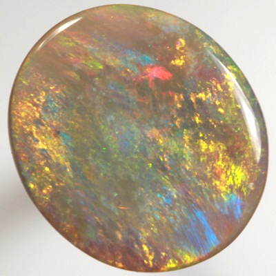 SOLID BLACK OPAL RARE Neon bright Rolling flashes SEE VIDEO